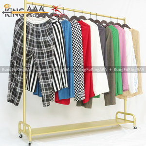 Pantalones KingAAA Boyfriend de bajo precio, clásicos, casuales, holgados, rectos, de algodón, de segunda mano, para mujer, de pierna ancha, <span class=keywords><strong>ropa</strong></span> casual diaria - Product Image 3