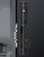 Seguridad electrónica automática 3D reconocimiento facial huella digital entrada sin llave cerradura de puerta inteligente 3418SE