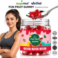 Bonbons Gélifiés AegleWell aux Fruits, Texture Moelleuse et Masticable avec Remplissage Fondant et Croulé, Bonbons Gélifiés Thème Fêtes pour les Réunions Festives