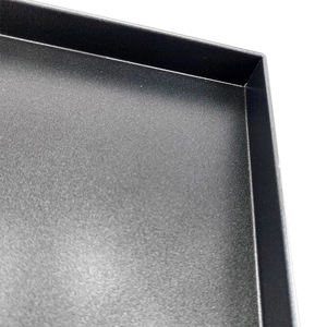 Plateau <span class=keywords><strong>de</strong></span> four perforé en aluminium à <span class=keywords><strong>angle</strong></span> droit <span class=keywords><strong>de</strong></span> soudage fait à la main en usine <span class=keywords><strong>plaque</strong></span> à biscuits à pain plateau <span class=keywords><strong>de</strong></span> <span class=keywords><strong>cuisson</strong></span> roulant personnalisé - Product Image 5