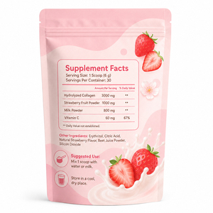 Hochwertiges Melon Beauty Milk Collagen Drink mit Matcha und Erdbeer pulver Geeignet für Erwachsene und Kinder haut - Product Image 2