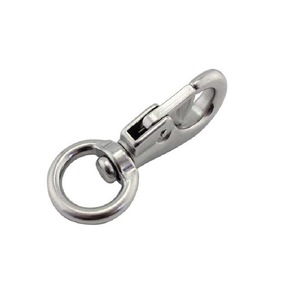 Eda Stainless Steel Snap <b>Hook</b> 1000lb Polished General Industry Use - Product Image 2