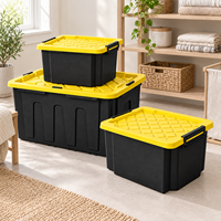 Boîte de rangement empilable robuste en plastique PP, couleur personnalisée, pour équipement de camping et organisation de la maison