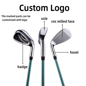 Ensembles de fers de <span class=keywords><strong>golf</strong></span> forgés de pointe avec poignée en caoutchouc et tiges en acier, d'occasion, pour droitiers, pour hommes - Product Image 2