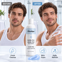 Gel Douche Personnalisé GHK-Cu AKG-Cu Apaisant, Réparateur de la Barrière Cutanée, Hydratant, Nettoyant Doux, Marque Privée