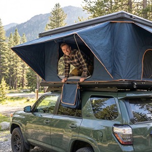 Carpa de Techo Rígida de Apertura Automática Rápida, Carpa de Camping para las Cuatro Estaciones, Plegable, Resistente al Viento y a la Lluvia para SUV, Camioneta y Todoterreno - Product Image 6