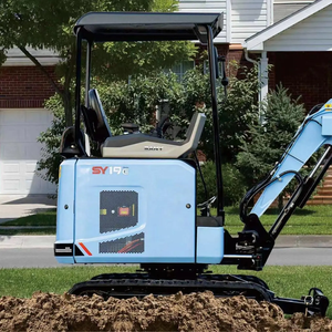 Mini escavatore elettrico 2 Ton Sy19e Mini escavatore con benna pezzi di ricambio rullo cingolato - Product Image 4