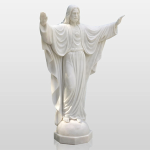 Custom White Marble Jesus <b>Religious</b> Hand-Carved for Church Garden Memorial Use White Marble Sculpture of Jesus Crucifixion <b>Statu</b> - Product Image 6