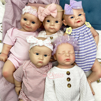 Poupée Reborn en Silicone Souple à Expressions Variées, Fille, avec Détails de Veines Réalistes, Vente Directe Usine, Article de Collection