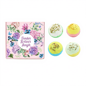 Vente en gros de fleurs séchées naturelles, huile essentielle, relaxation corporelle, boules de sel de <span class=keywords><strong>bain</strong></span> explosif, <span class=keywords><strong>coffret</strong></span> cadeau - Product Image 3