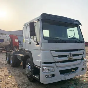 Çin 2017/2018/2019 yıl kullanılan 430HP /440 HP Sinotruk HOWO Sitrak T7h CNG traktör kamyon kafası 6X4 kullanılan CNG Euro 5 traktör kamyon