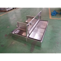 Boîtes à outils combinées 3-en-1 en aluminium argenté, robustes, imperméables, résistantes à l'usure et durables, vente en gros d'usine