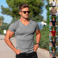 T-shirts de sport décontractés pour hommes, style rétro, surdimensionnés, respirants, pour l'été, à manches courtes, pour l'entraînement, OEM/ODM