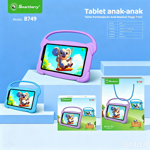 แท็บเล็ตเด็ก B749 ขนาด 7 นิ้ว พร้อมซิมการ์ดและ WiFi ระบบ Android สำหรับการศึกษา พร้อมเคสกันกระแทก ขายส่งจากโรงงาน - Product Image 5