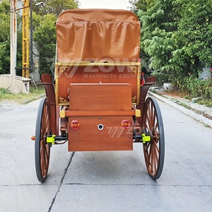 Chariot royal élégant en imitation bois, à propulsion électrique, pour villa, mariage, tournage, visite commerciale - Product Image 2