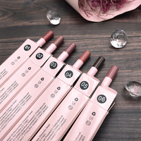 Crayon à lèvres mat velours longue tenue, résistant à l'eau, directement de l'usine, maquillage pour les lèvres sans cruauté pour femmes