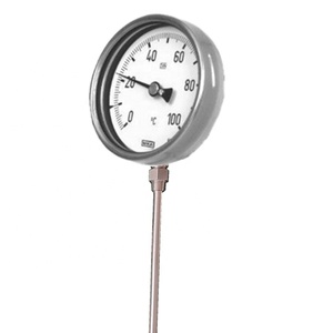 Termómetro bimetálico, puntero Radial, <span class=keywords><strong>horno</strong></span> de tubo de Caldera, <span class=keywords><strong>industrial</strong></span>, con rosca ajustable - Product Image 3