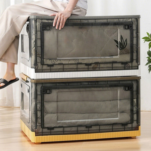 Hot Bán Nhà Sử Dụng Stackable Có Thể Tháo Rời Quần Áo Lưu Trữ Hộp Lớn Và Mạnh Mẽ Hộp Lưu Trữ Cho Vải Quilt - Product Image 4