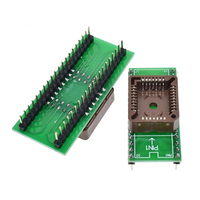PLCC32 a DIP32 PLCC44 a DIP40 USB Universal programador IC adaptador probador enchufe para TL866CS TL866A G540 SP300