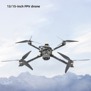 Dron de Carreras FPV de Largo Alcance (15 km) con Motor sin Escobillas de Fibra de Carbono de 13 Pulgadas para Carga Pesada, 8 kg de Carga Útil, VTX de 3W, Control Remoto y HD 1080p - Product Image 2