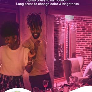 Luces LED RGB Inalámbricas para Debajo del Gabinete con Control Remoto, Luces LED de Colores con Batería, Adhesivas para Armarios de Cocina - Product Image 5