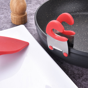 Accesorios de Cocina, Pinza para Ollas Antideslizante, Soporte para Ollas de Acero Inoxidable, Clip para Ollas para Uso en la Cocina, Gadget Creativo - Product Image 3