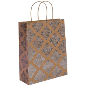 Venta al por mayor bolsas de papel plegables personalizadas bolsa de embalaje de regalo con logotipo imprimible bolsa de balsa precio barato - Product Image 2