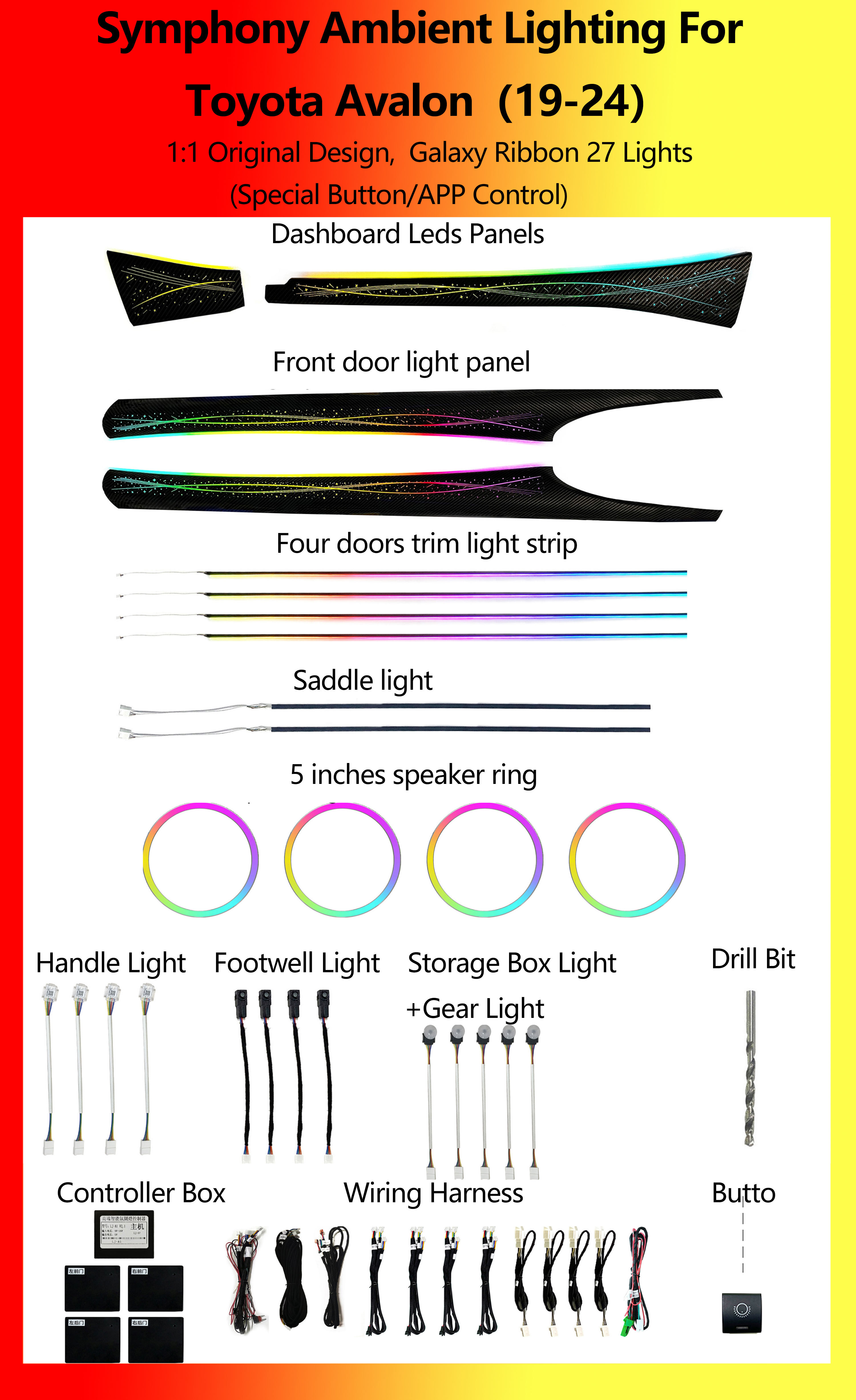 โตโยต้า อวาลอน กาแล็กซี่ ริบบอน ซิมโฟนี 27 ไฟ