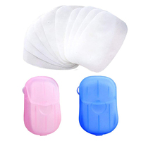 Savon en Papier Dissolvant Portable Mini Format pour Lavage des Mains Écologique – Fournitures de Voyage Jetables