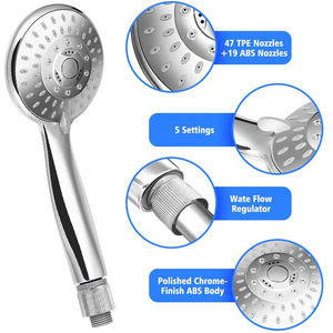 Çok fonksiyonlu duş başlığı su ısıtıcıları el yüksek basınçlı duş başlığı el duş başlığı <span class=keywords><strong>3</strong></span> ayarları - Product Image 2