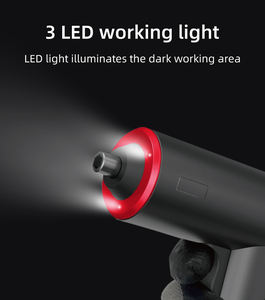 KCS636 <span class=keywords><strong>3.6V</strong></span>/4V 무선 드라이버 리튬 배터리 팩 LED 라이트 링 토치 스크린 소프트 그립 타입 C USB 충전 - Product Image 3