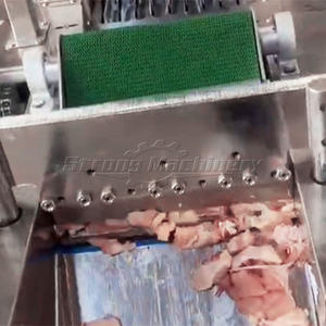 Máquina cortadora de cubos de carne de ganso, pato, pollo, aves de corral frescas, precio - Product Image 2