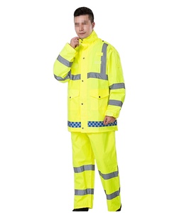 Impermeable de Alta Calidad para Hombre, 100% Impermeable y Resistente al Viento, de PVC y Poliéster, Color Verde Fluorescente, 0.19mm de Grosor - Product Image 3