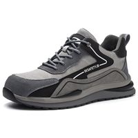 Vente Directe Usine Prix Bas Chaussure de Travail à Lacets Tendance Polyvalente Sportive Coque Acier Anti-choc Anti-perforation