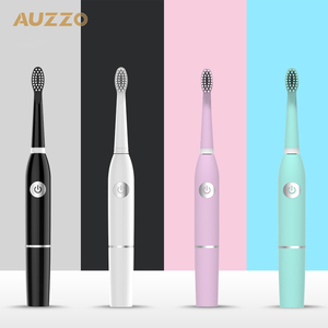Ensemble de brosses à dents électriques pour couples en gros, alimentées par batterie, automatiques, soniques, à poils doux, blanchiment des dents, étanches, pliables pour - Product Image 3