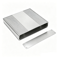 Boîtier en aluminium extrudé sur mesure, profil de dissipateur thermique, boîte de projet DIY, boîtier d'alimentation, boîtier en aluminium