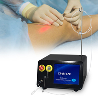 Appareil d'ablation au laser diode EVLT 1470nm pour le traitement des varices endoveineuses / Machine d'élimination des varicosités et des vaisseaux sanguins