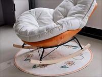Chaise longue de luxe légère en nid d'abeille pour la maison, la chambre à coucher ou le salon, le balcon, le canapé à bascule avec fonction de personne paresseuse pour la salle à manger