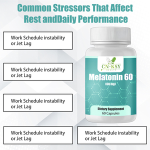 Cápsulas de Melatonina Más Vendidas, 60 Cápsulas Sin OMG para un Sueño Reparador, Equilibrio Circadiano y Jet Lag - Product Image 4