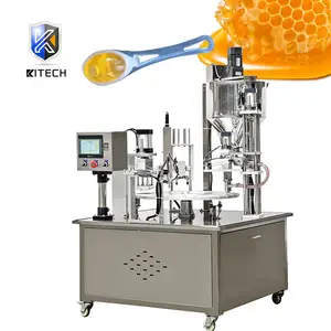 KL Automatic rotary 7 Gram And 10 Gram Packaging Honey Spoon Filling Machine