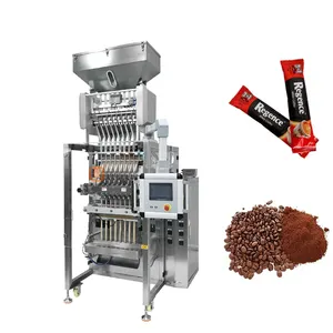 Multi line 12 lanes sachet stick packaging packing machine granular powder filling machine for salt sugar