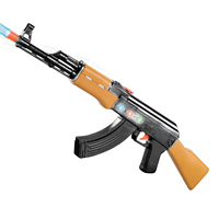 Nouveau pistolet jouet électrique à vibration AK47 de 69cm; jouet de pistolet à lumière sonore; jouet de pistolet à piles avec son léger; tir pour enfants