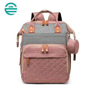 FULIYA Multifunktion aler Mama-Rucksack mit USB-<span class=keywords><strong>Baby</strong></span> tasche Aufbewahrung Reise windel Tragbare Mama-Tasche - Product Image 2