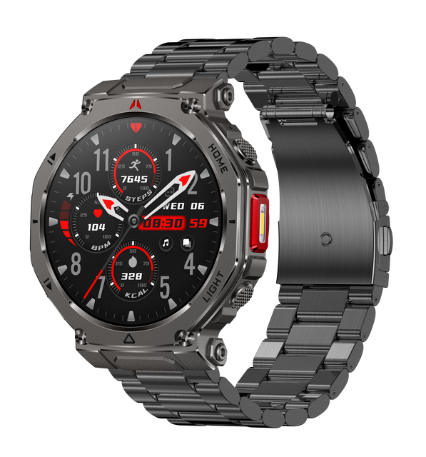 Outdoor Smart Watch IP68 Waterproof 1000mAh Battery HD Screen Answer Calls Sleep Monitoring Alarm Clock