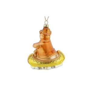 Elegante orso papà canottaggio bambini ciondolo animale serie di vetro dipinto albero di festa decorazioni <span class=keywords><strong>natale</strong></span> paillettes perfetto - Product Image 4
