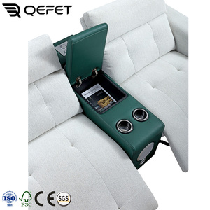 Ghế <span class=keywords><strong>sofa</strong></span> điện chỉnh ngả da <span class=keywords><strong>2</strong></span> chỗ ngồi, nội thất rạp chiếu phim tại gia, ghế <span class=keywords><strong>sofa</strong></span> ghép nối với loa Bluetooth - Product Image 5