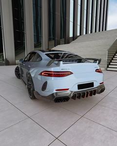 Para mercedes-benz AMG GT50 GT63 Kit de carrocería de fibra de carbono GT50 GT63LD parachoques delantero y trasero Spoilers Hood - Product Image 2