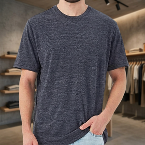 Camisetas de Senderismo Ligeras para Hombre, 100% Lana Merino de Alta Calidad, al por Mayor, Tallas Grandes, Transpirables, Ecológicas y Suaves - Product Image 3