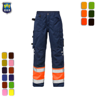 Pantalones Cargo de Seguridad para Hombre de Alta Calidad, Resistentes, de Tela de Polialgodón Rip-Stop, para Trabajo