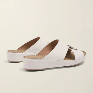 SHIKOL chaussures arabes traditionnelles italiennes premium en <span class=keywords><strong>cuir</strong></span> de veau naturel du golfe hommes pantoufles de <span class=keywords><strong>luxe</strong></span> Ramadan dubaï sandales pour hommes - Product Image 6